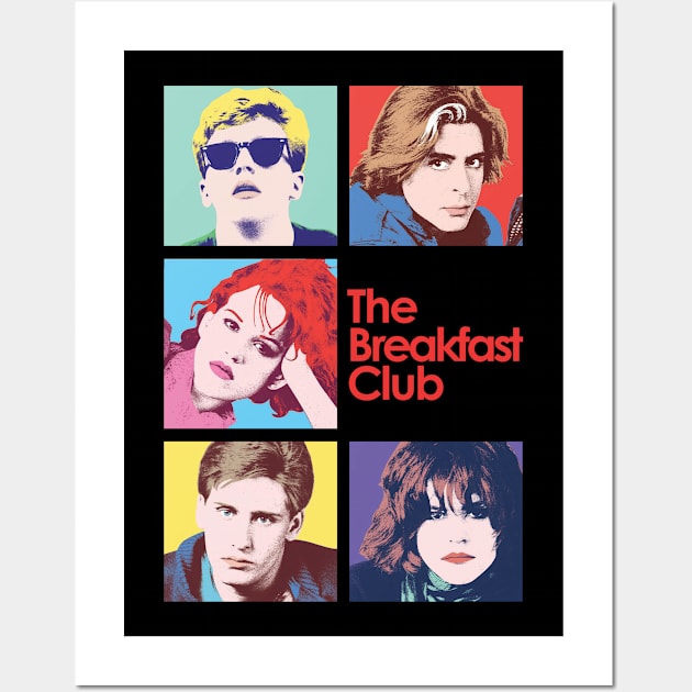 The Breakfast Club Movie 80s Retro Wall Art by Ahana Hilenz